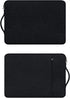 RAINYEAR 15.6 Inch Laptop Sleeve Case for 15.6" Notebook, Handbag with Handle Strap, Waterproof Cover - Black