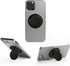 HANDL NEW YORK HANDL O MagSafe Black Leather Phone Grip & Stand Removable Magnetic Grip,