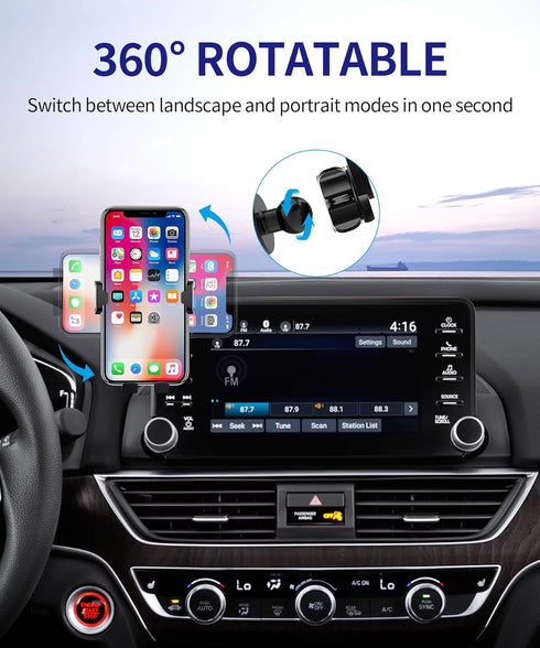 Masergogo 2018-2022, 8" 360 Car Phone Holder for Honda Accord/Hybrid Screen Fixed Clip, Auto Accessories Navigation