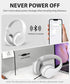rockpapa E7 Over Ear Wireless Bluetooth Headphones with Mic, Travel Case, Foldable Wired/Wireless for Kids