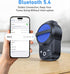 Tsnam IPX6 10H Wearable Bluetooth Speaker Clip on, Wireless Portable Speaker Built-in Mic, Waterproof