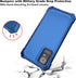 Ailiber TCL ION X Phone Case, Dual Layer Structure with Screen Protector, Heavy Duty Rugged Cover for TCL ION V-Blue