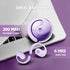 Open Ear Headphones, Wireless Ear Hanging Bluetooth Headset, Bone Air Conduction Earbuds Outside The Ear (Purple)
