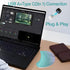 Vassink C(2in 1) 800/1200/1600 6 2.4GHz Ergonomic Wireless Rechargeable Mouse, USB A+Type Connection, DPI, Buttons