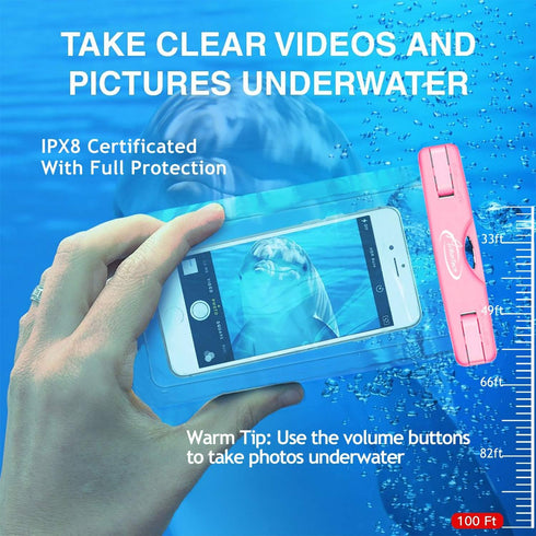 AiRunTech Waterproof Case, Cell Phone Dry Bag Compatible for iPhone 14/13/12/12 Pro Max/11/11 Pro/SE/Xs Max/XR/8P/7