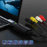 Flsazrx Hi8 Capture Card, USB Video Capture Card Device, Audio Video Converter Grabber for RCA to USB-Convert VHS Mini