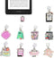Tostmrks E-Reader Charms Set - 9 Pcs Custom Acrylic Dust Plugs for Kindle