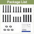 Maozhren TV Stand Screws and Washers for All TV Stand Legs Screws Kit for TCL Hisense Samsung LG Vizio JVC Onn Sony