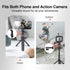Mechrig 360 Shoe/3-Section (SY028) Extendable Mini Tripod Selfie Stick Kits, Vlogging Tripod Camera Handheld with Ball