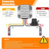 MZHOU 12V 10A IP67 120W Waterproof Power Supply - Certified Transformer - Overload/Short-Circuit Protection - Perfect