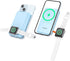 Magnetic Power Bank 4-in-1 Wireless Charger 10000mAh, Slim 20W USB-C Fast Charging Battery Pack for iPhone 15/14/13/12,