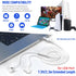 USB Headphone for PC Laptop Magnetic Wired Earbuds Computer Headset with Microphone Control Mute Mic Lightweight Noise Canceling in-Ear Corded Gaming Earphones for MacBook Pro Office Work School Zoom