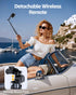 UBeesize Magnetic Mini Selfie Stick Tripod with Rechargeable Remote, Pocket Tripod for iPhone/Android, Compact Travel