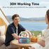 IKT 30W Bluetooth5.4, Bass,24H IPX7 Portable Bluetooth Speaker with Lights x Holidays/World Cup Stuffers, Loud Stereo
