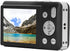 Small Digital Camera, Beauty Filter 16X Zoom Compact for Photo and Video, 750mAh Battery for Teens