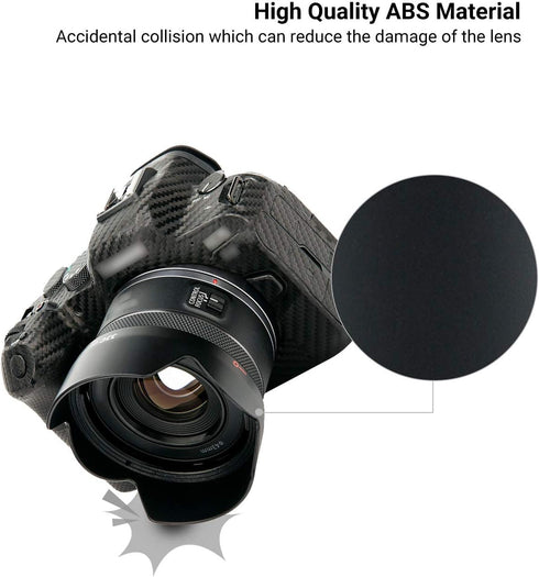 Tulip Flower Lens Hood for Canon RF 50mm f/1.8 STM on EOS R6 R5 RP R Camera, Compatible with 43mm Filters