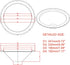 Standard 10" Universal Angle-Attach Speaker Foam Surround Repair Kit - 10 Inch
