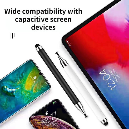 Stylus Pens for Touch Screens, 2-in-1 High-Sensitivity Stylus for iPad, Compatible with All Common Touch Screen Devices