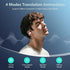 ZIDOXING 164 80H AI Translation Earbuds Real Time Languages Playtime Translator Ear Buds Audifonos Traductores Ingls