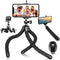 Phone Tripod, Flexible Mini Tripod for iPhone with Wireless Remote, Portable Stand for Video Recording