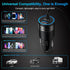 60W Super Fast Charging Android Car Charger Type C Rapid Samsung Car Charger with 3ft Built-in USB C Cable for Samsung