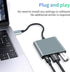 USB C to HDMI Adapter, 3-in-1 HDMI to USBC Digital AV Multiport Adapter for MacBook Pro Air