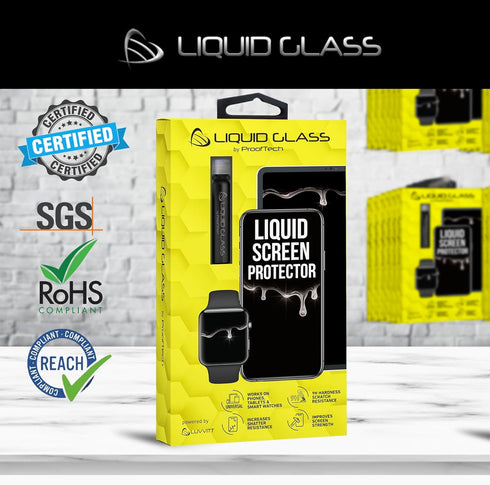 Liquid Glass Screen Protector for Up to 4 Devices, Universal for All Smartphones Tablets Smart Watches