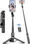 SelfieShow 41'' Selfie Stick Tripod, Extendable Portable 4 in 1 Aluminum Phone Tripod