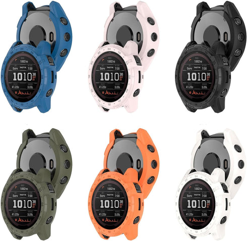 Garmin Tactix 7 AMOLED Case Compatible, Rugged Scratch-Resistance TPU Military Protection Cover (6 Colors)