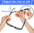 Smart Glasses with Bluetooth Speakers, One-Click Control, Clear Calls, Anti-Blue Light Lenses for Men Women - Black