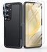 FNTCASE Samsung Galaxy S24 Case, Dual Layer Rugged Protective Phone Cover, Military Grade Drop Proof, A-Black