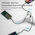 GELRHONR USB C Splitter Cable,USB A Male to 3 Type-C Male Charge Cable,3 in 1 Nylon Braided Charging Cord with 3x0.2m Cable, 5A Fast Charge,Compatible with Mobile/Android and More (0.65FT-0.2M)