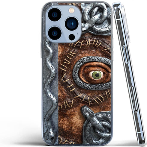 Hocus Horror Spell Book Halloween Phone Case - Transparent Soft TPU Flexible Case for iPhone 13.