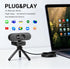 Generic 2K Hprosper Webcam with Microphone, Automatic Light Correction & Privacy Cover, Wide Angle USB Camera for PC