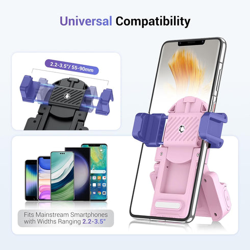 Kiorafoto Phone Camera Grip Smartphone Photography Shooting Clip with Tripod Mount & Detachable Wireless Shutter Remote