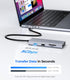 GIISSMO 3 9 1 3 2 4K 100W 3 USB C Docking Station Monitors HDMI Adapter for Dell HP Lenovo, in Laptop Docking Station