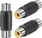 RCA Female to Female Coupler - 3 Pack Audio Video RCA Adapter Connector Gold Plated Jack to Jack Converter