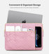 Lacdo 13 inch Laptop Sleeve Case for MacBook Air/Pro and iPad Pro, Waterproof Storage for 13 inch Devices (Sakura Pink)