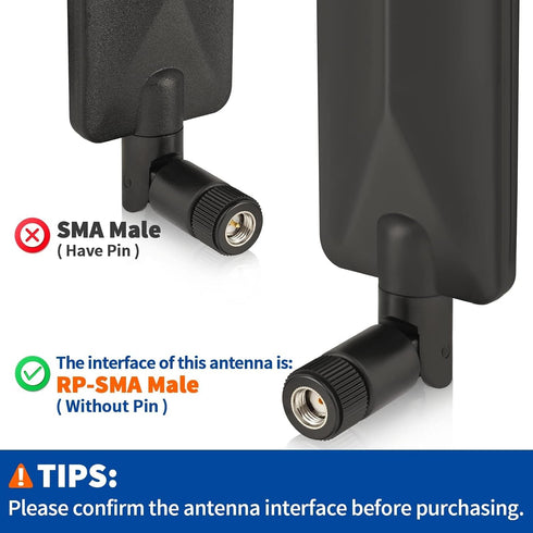 BINGFU 4G 9dBi (4-Pack) LTE Cellular Trail Camera Antenna RP-SMA Male Compatible with Spypoint Link Micro Solar EVO