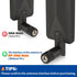 BINGFU 4G 9dBi (4-Pack) LTE Cellular Trail Camera Antenna RP-SMA Male Compatible with Spypoint Link Micro Solar EVO