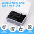 ZMLLAYE 150 Pcs Nylon Universal Cable Tie Buckle - Grip Auto Zip Tie Buckles with Pin & Button Design, Snap Fit Nylon