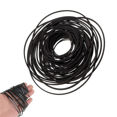 Recorder Rubber Belts, Cassette Recorder Maintenance Mix, 50PCS Rubber Square Belt 40-135MM