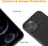 molzar GripBig Series Case for iPhone 12 Pro Max, Built-in Metal Plate for Magnetic Mount, Black/Black