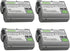 Kastar 4-Pack Battery Replacement for Nikon EN-EL15, EN-EL15a, EN-EL15b, EN-EL15e, Nikon Z 5, Z5 Camera, Charger