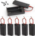 VWEICYY 6PCS 2 x 1.5V AA Battery Holder Enclosures with Wire Leads and