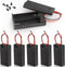 VWEICYY 6PCS 2 x 1.5V AA Battery Holder Enclosures with Wire Leads and