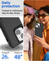 AICase iPhone 13 Heavy Duty Belt Clip Case with Rugged Shockproof Protection & Glass Screen Protector, Compatible with