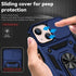 Hitaoyou iPhone 13 Case, Military Grade Shockproof with Camera Cover & Kickstand, Blue Protective Case