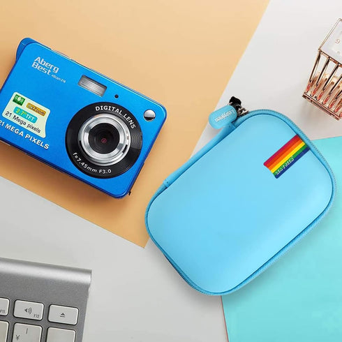 Leayjeen Digital Camera Case for AbergBest 21 Mega Pixels, Kodak Pixpro, Canon PowerShot, Sony DSCW800 (Case Only)