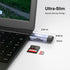 Closs 3.0 5Gbps 2-in-1 SD/SDHC/SDXC/MMC/UHS-I, 16/15, USB SD Card Reader, Type-C & USB-A Dual Slot Memory Card Reader